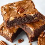 Healthy Caramel Pecan Brownies
