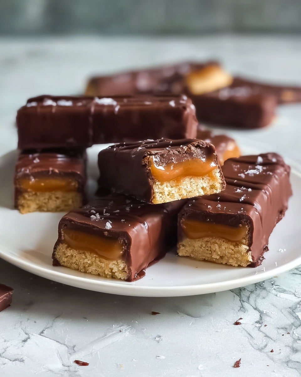 Healthy Twix Bars