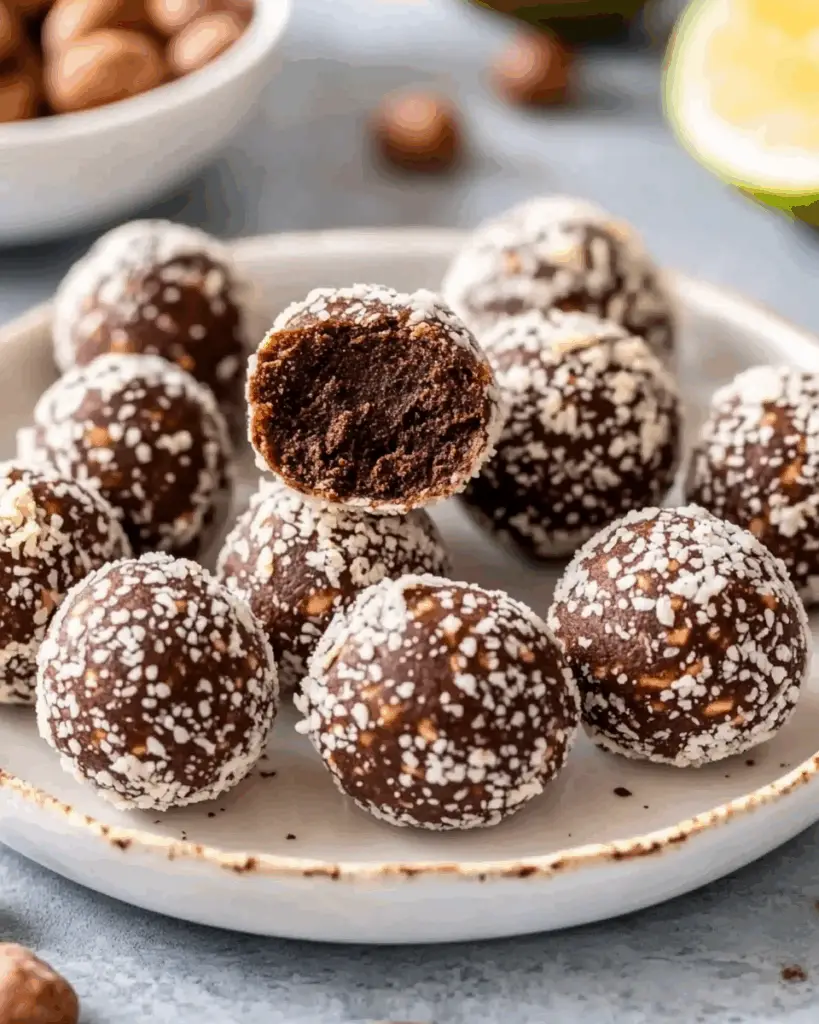 Healthy Vegan Chickpea Energy Balls