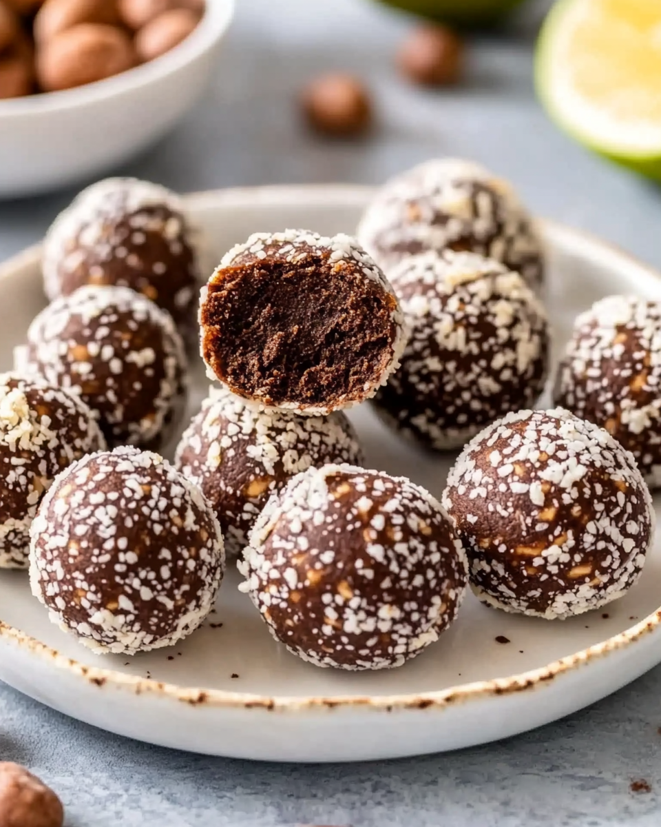 Healthy Vegan Chickpea Energy Balls