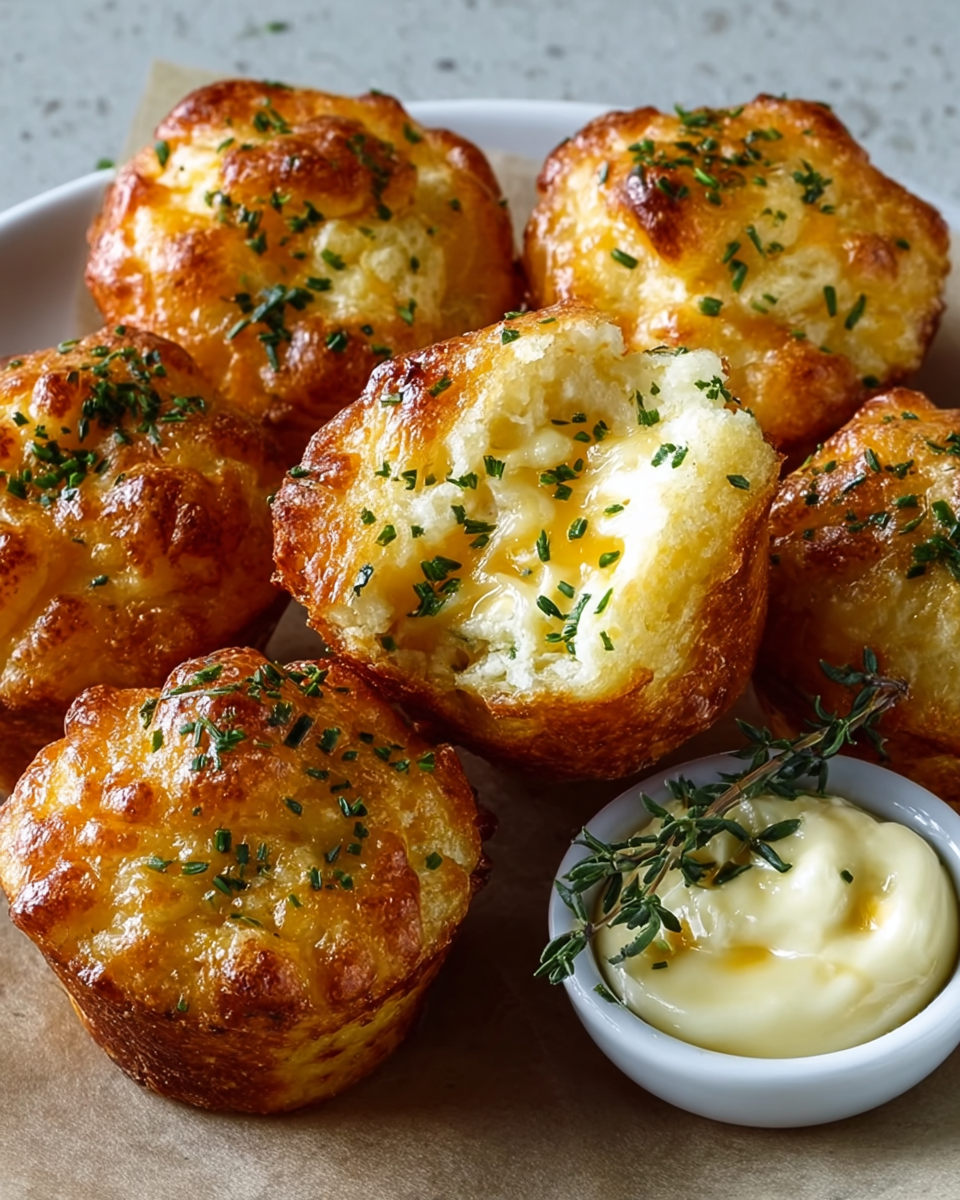 Mashed Potato Cheese Puffs