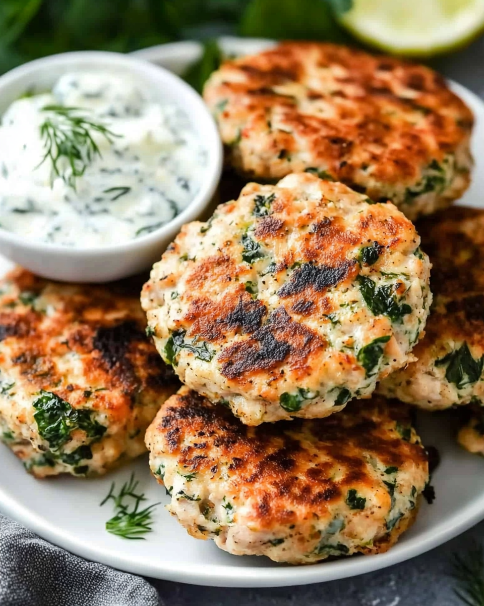 Mediterranean Chicken Patties