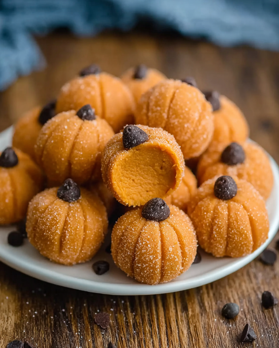 Pumpkin Cheesecake Truffles