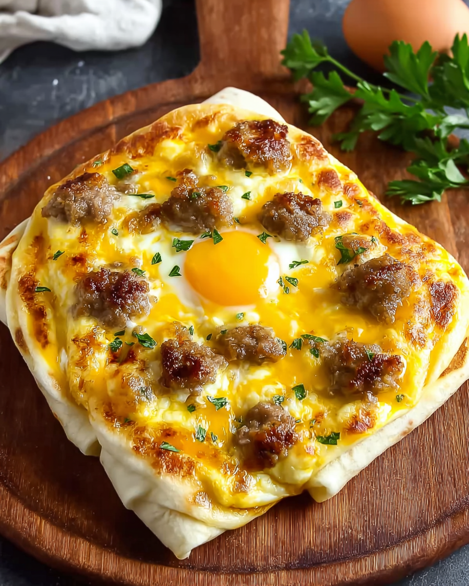 Sausage Egg and Cheese Breakfast Roll-Ups