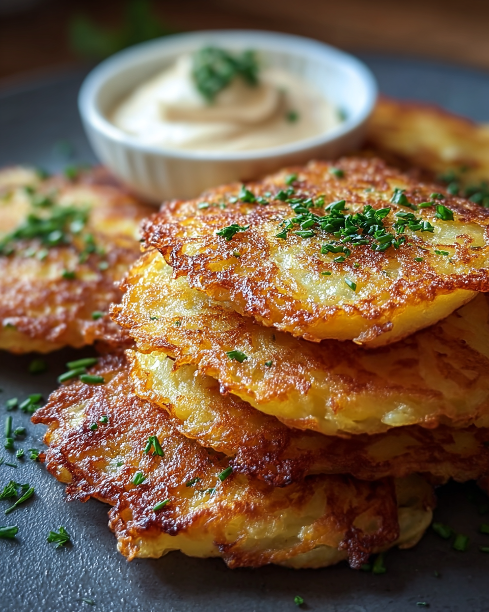 Buttery German Potato Pancakes