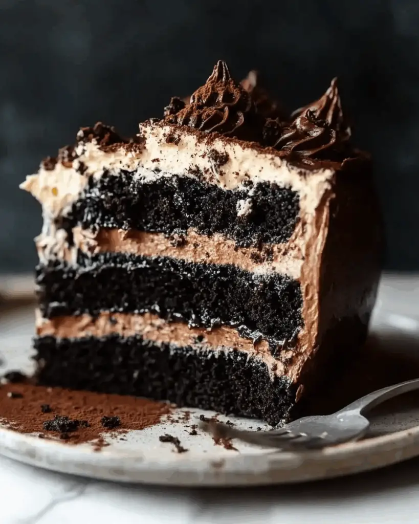 Black Cocoa Cake