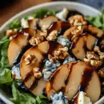 Caramelized Pear and Blue Cheese Salad