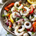 Chilled Calamari Salad with Lemon and Parsley