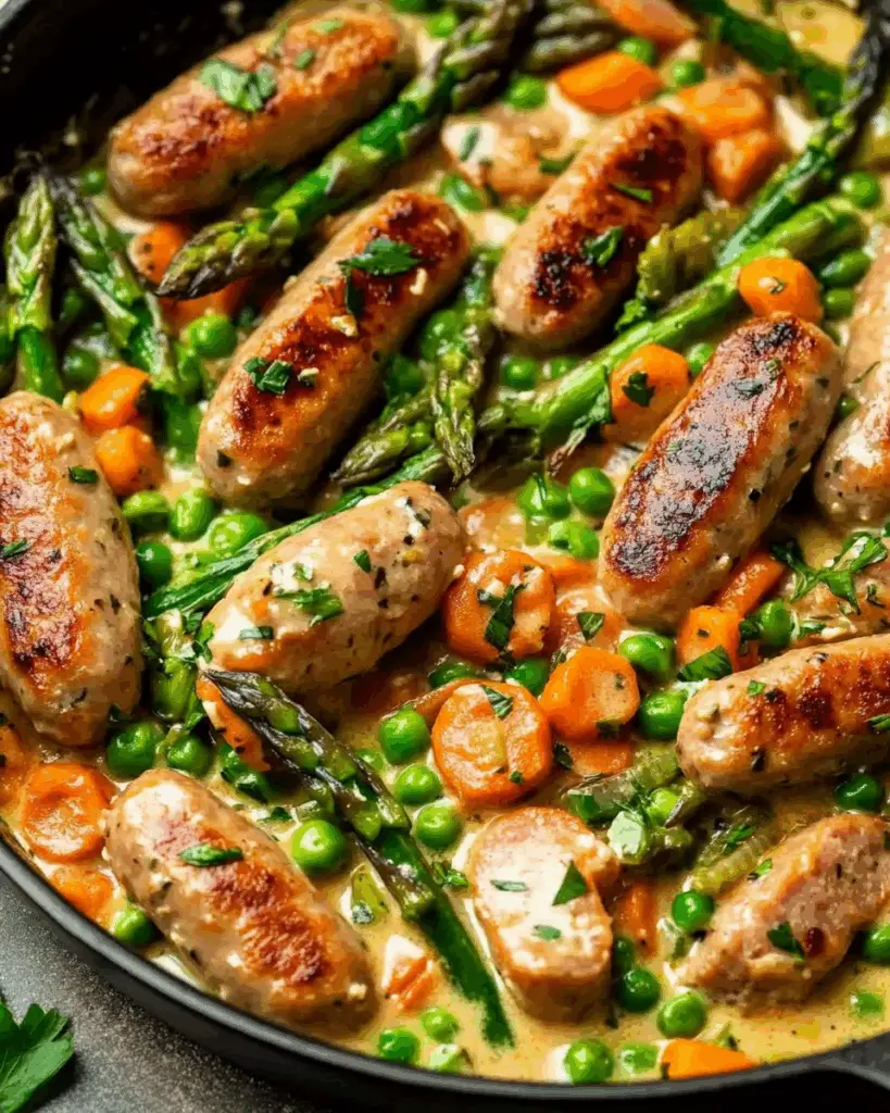 Creamy Chicken Sausage Skillet 