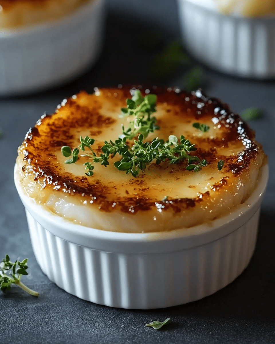 Creamy Crab Brulee