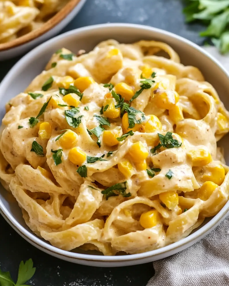 Creamy Sweet Corn Pasta
