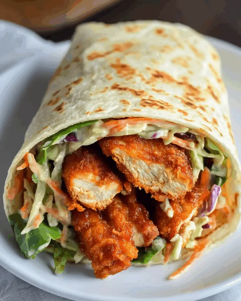 Crispy BBQ Chicken Wrap