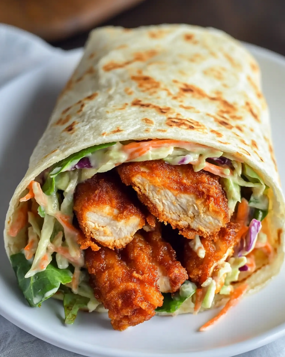 Crispy BBQ Chicken Wrap