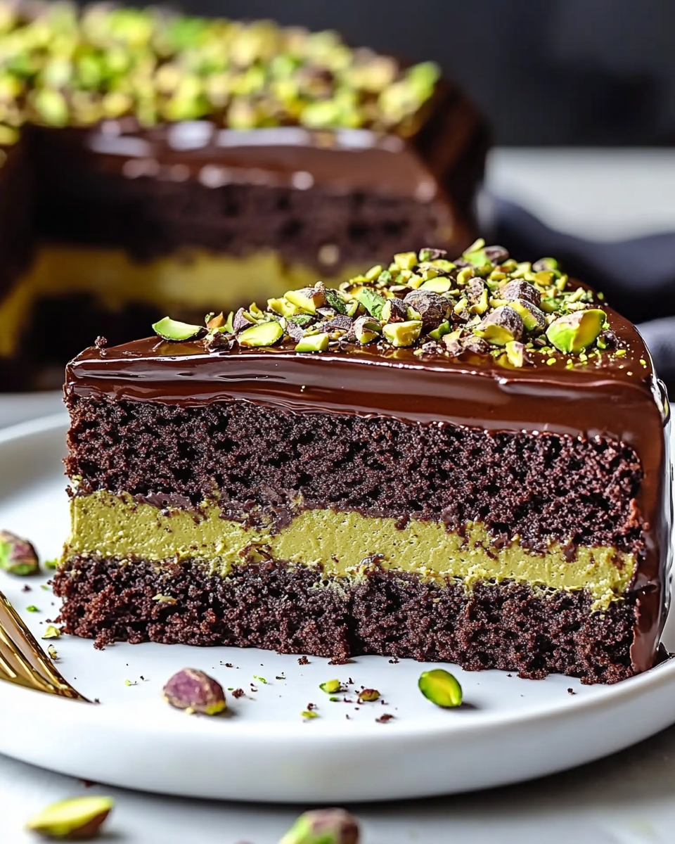 Dubai Chocolate Cake
