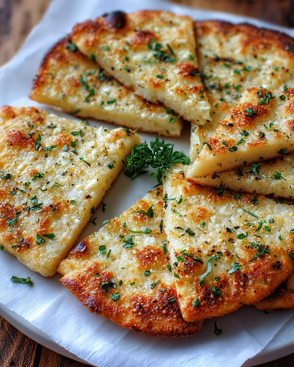 Garlic Keto Flatbread