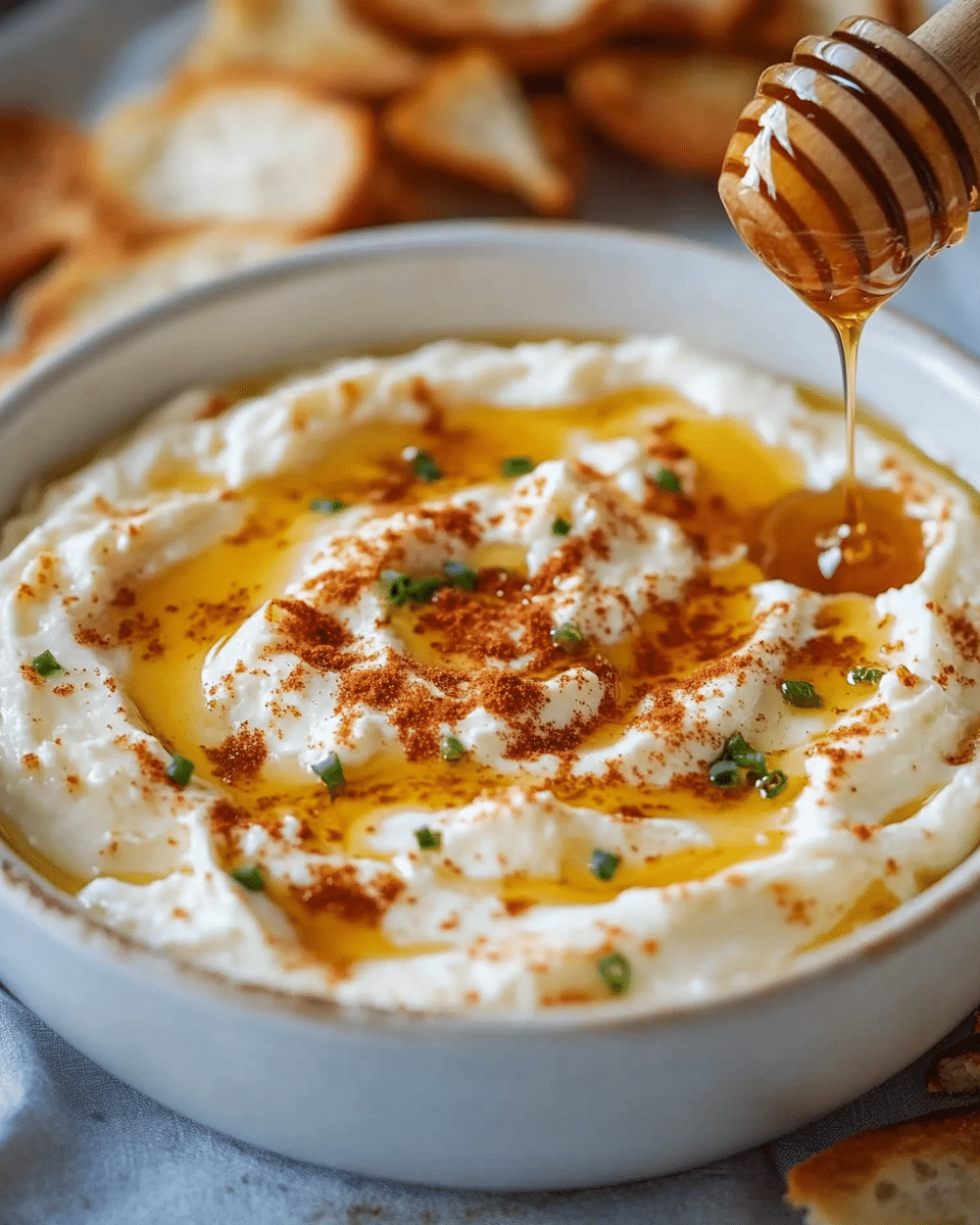 Hot Honey Cream Cheese Dip