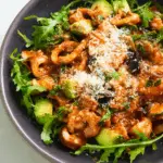 Keto Garlic Squid