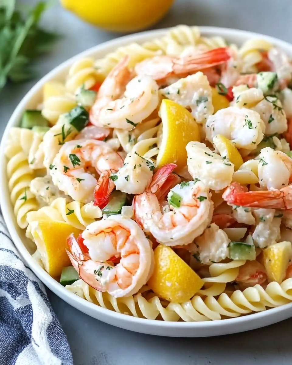 Light Seafood Pasta Salad