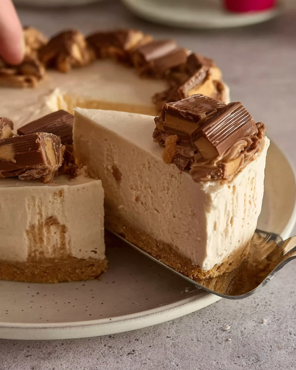 No-Bake Kinder Bueno Cheesecake