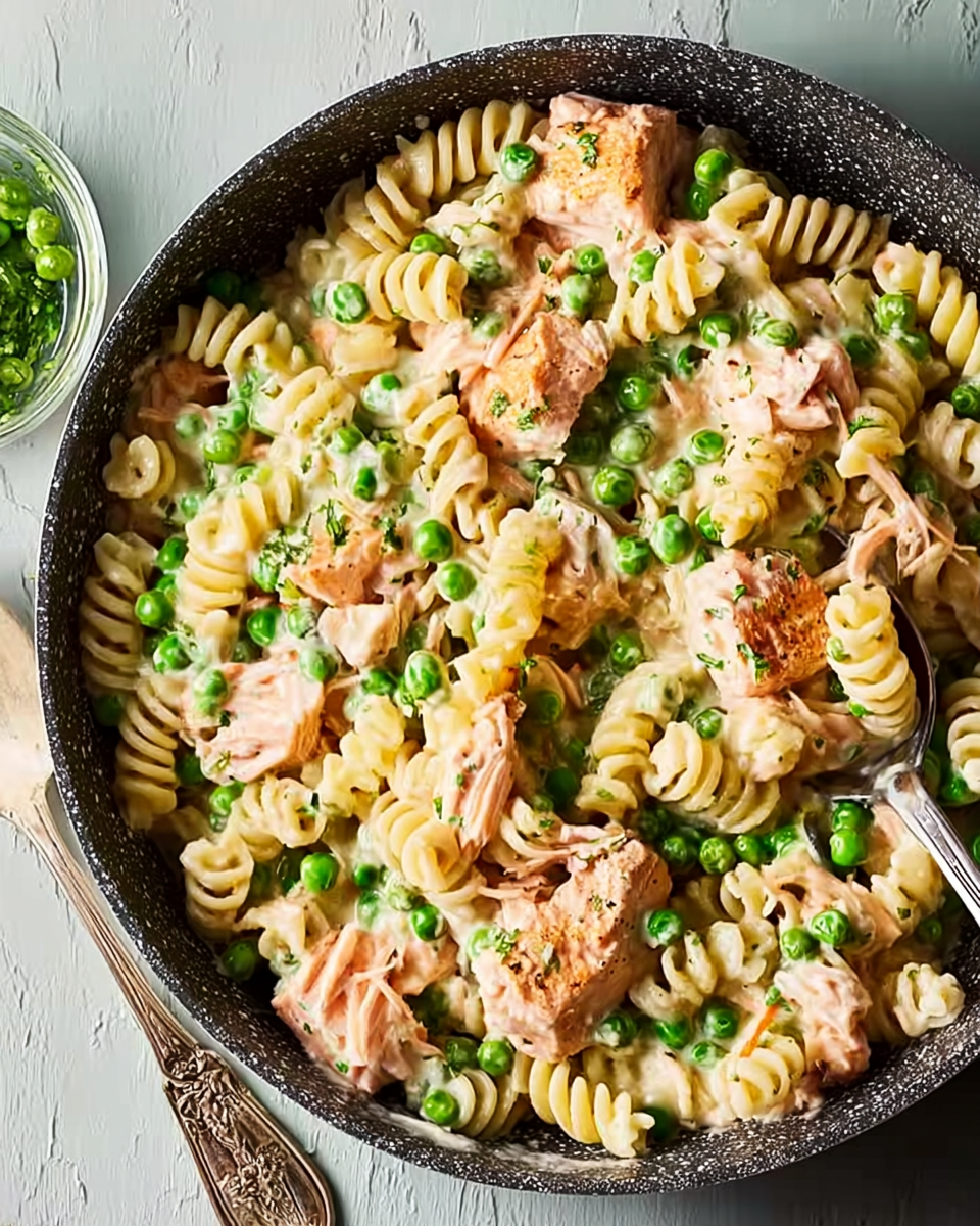 Pasta with Salmon and Peas