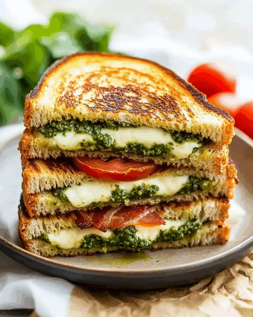 Pesto Grilled Cheese Sandwich