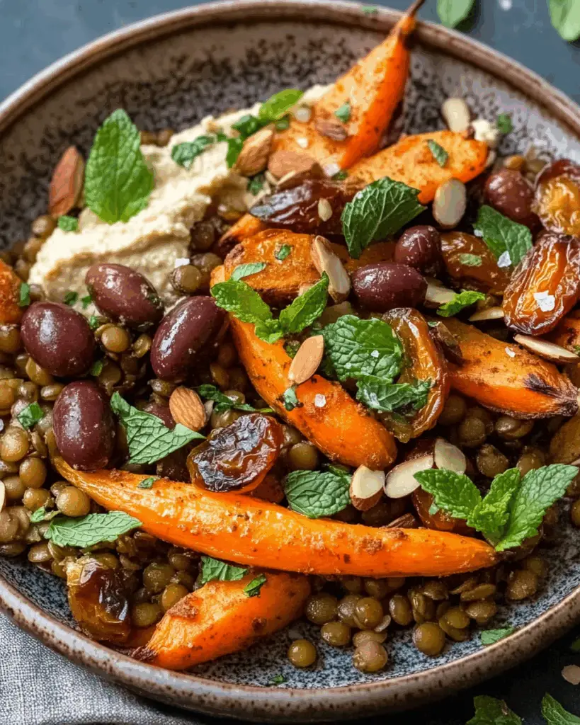 Roasted Carrot and Lentil Salad