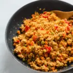 Spicy Cauliflower Rice with Ground Turkey