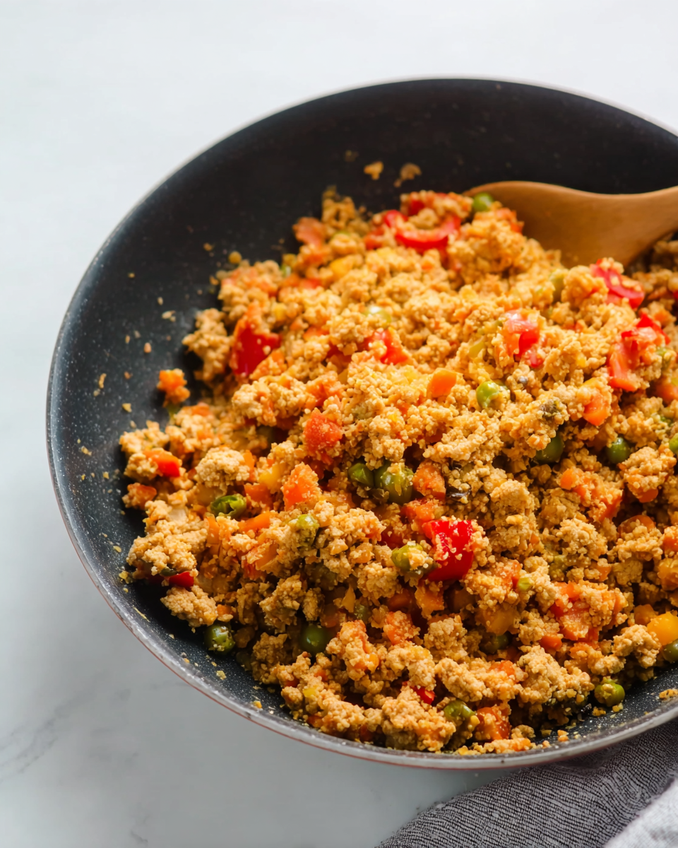 Spicy Cauliflower Rice with Ground Turkey