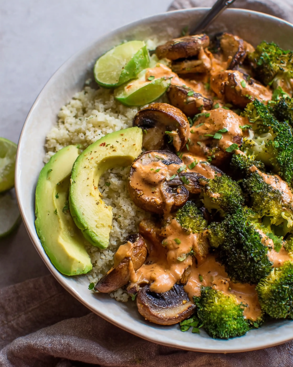 Spicy Chipotle Buddha Bowl with Cauliflower Rice