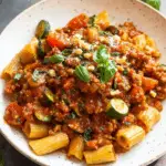 Summer Zucchini Bolognese