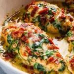 Sun-Dried Tomato, Spinach, and Bacon Chicken