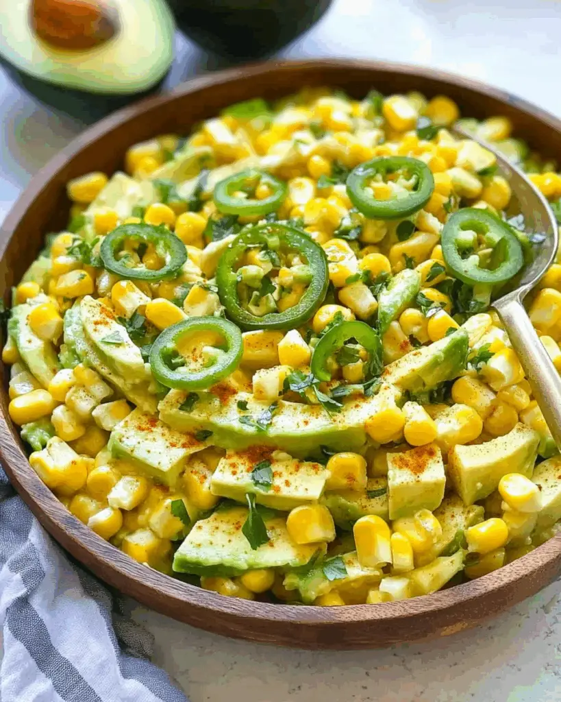 Sweet Corn Avocado Salad