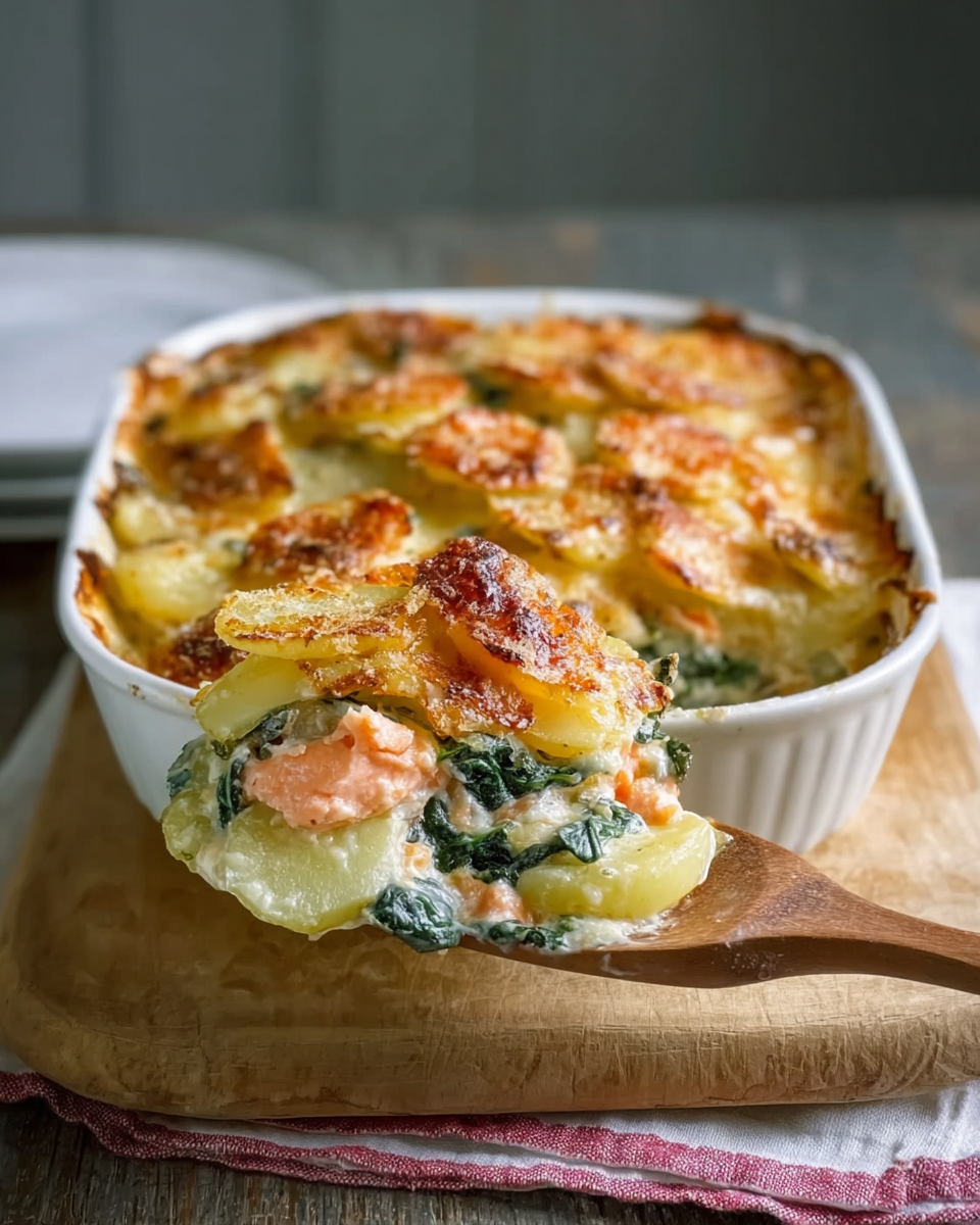Salmon and Potato Bake