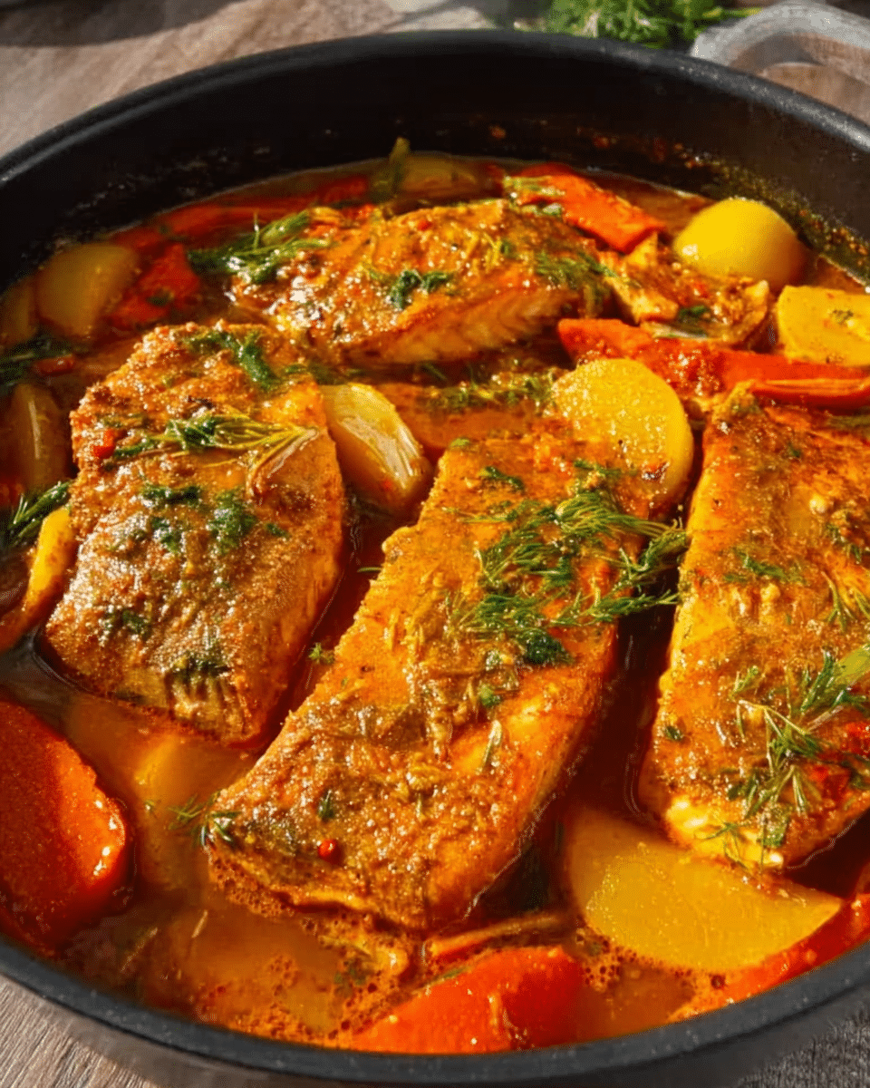 Classic Spicy Moroccan Fish