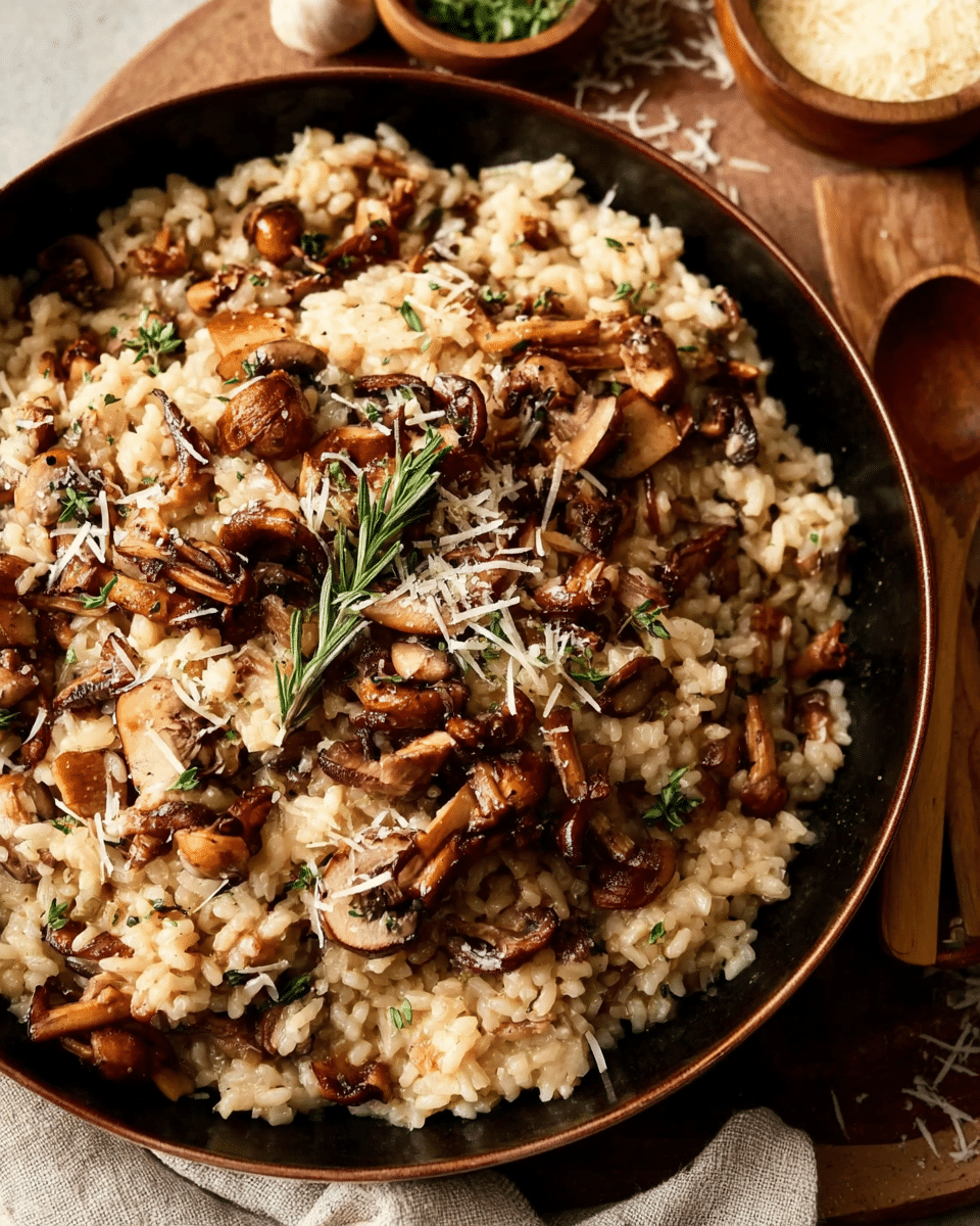 Easy Mushroom Risotto