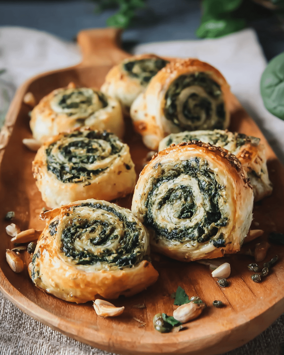 Vegan Spinach Rolls