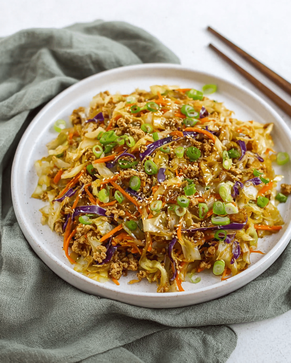 Chicken Egg Roll in a Bowl