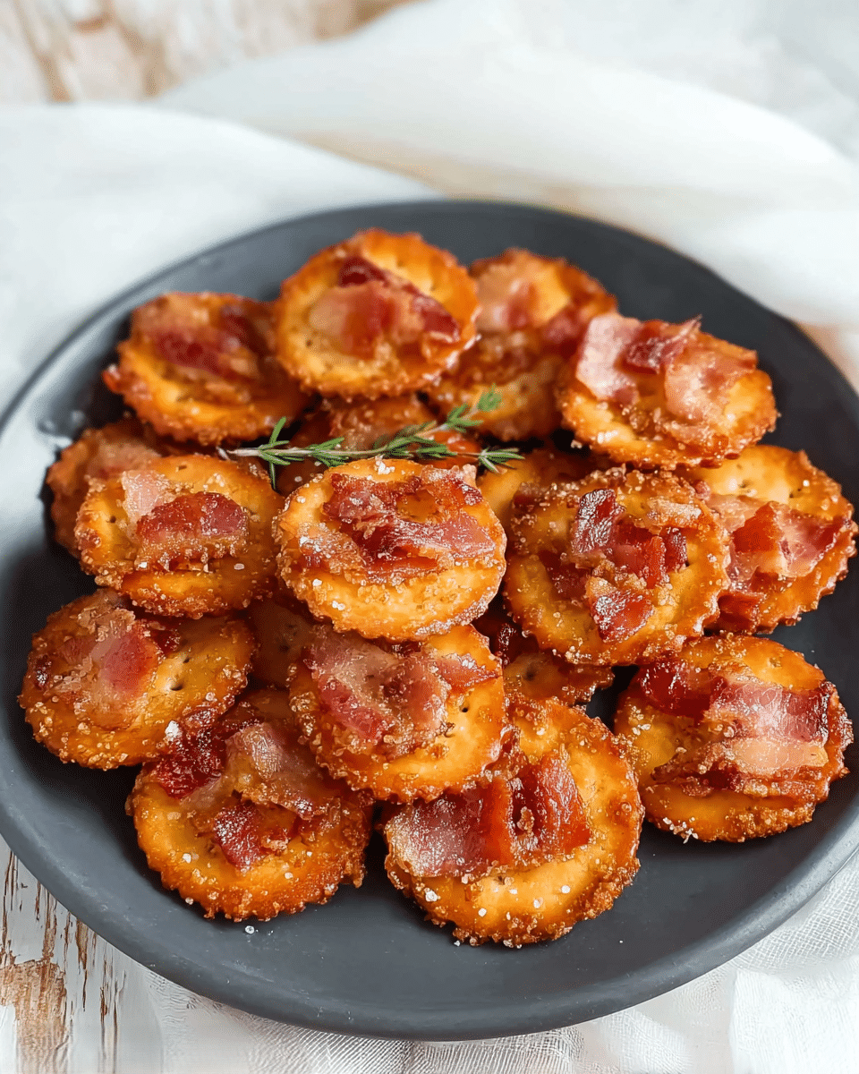 Bacon Ritz Crackers Appetizer in the Air Fryer