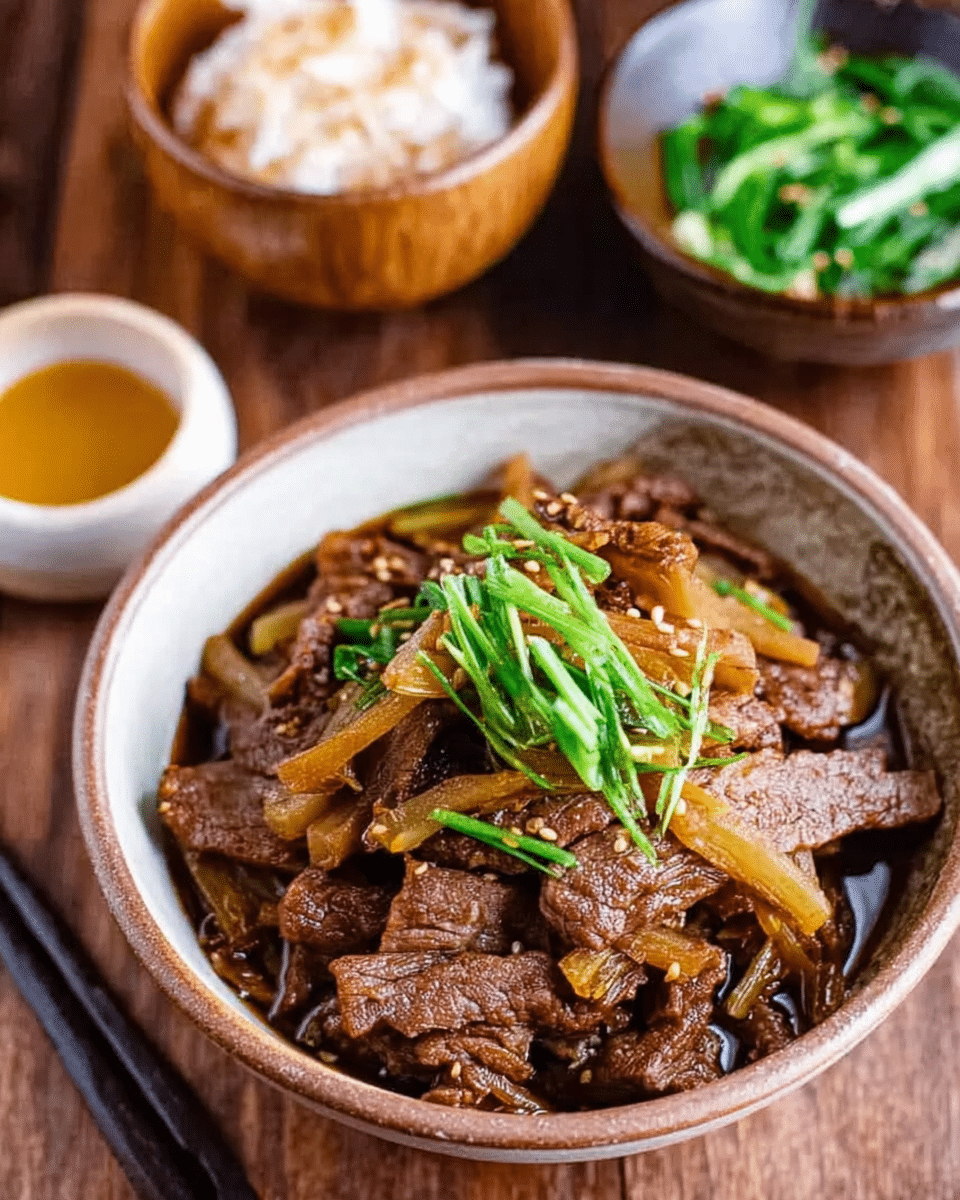 Beef Shigureni (Simmered Wagyu with Ginger and Gobo)