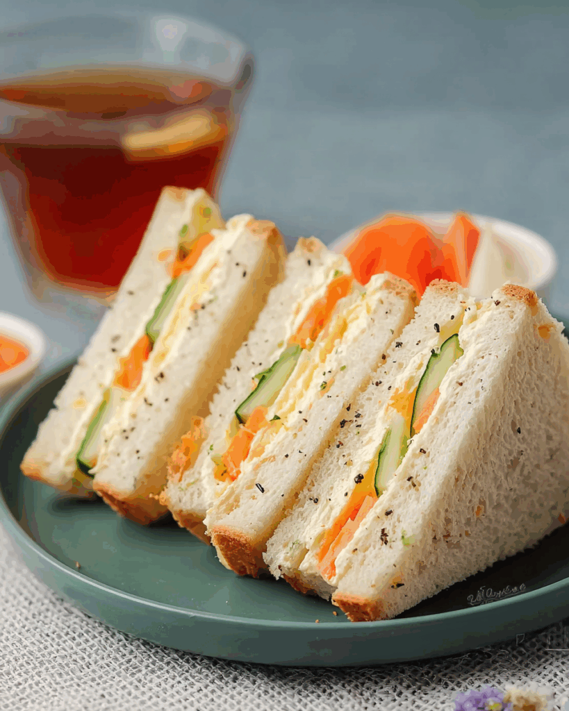 Cucumber Carrot Sandwich