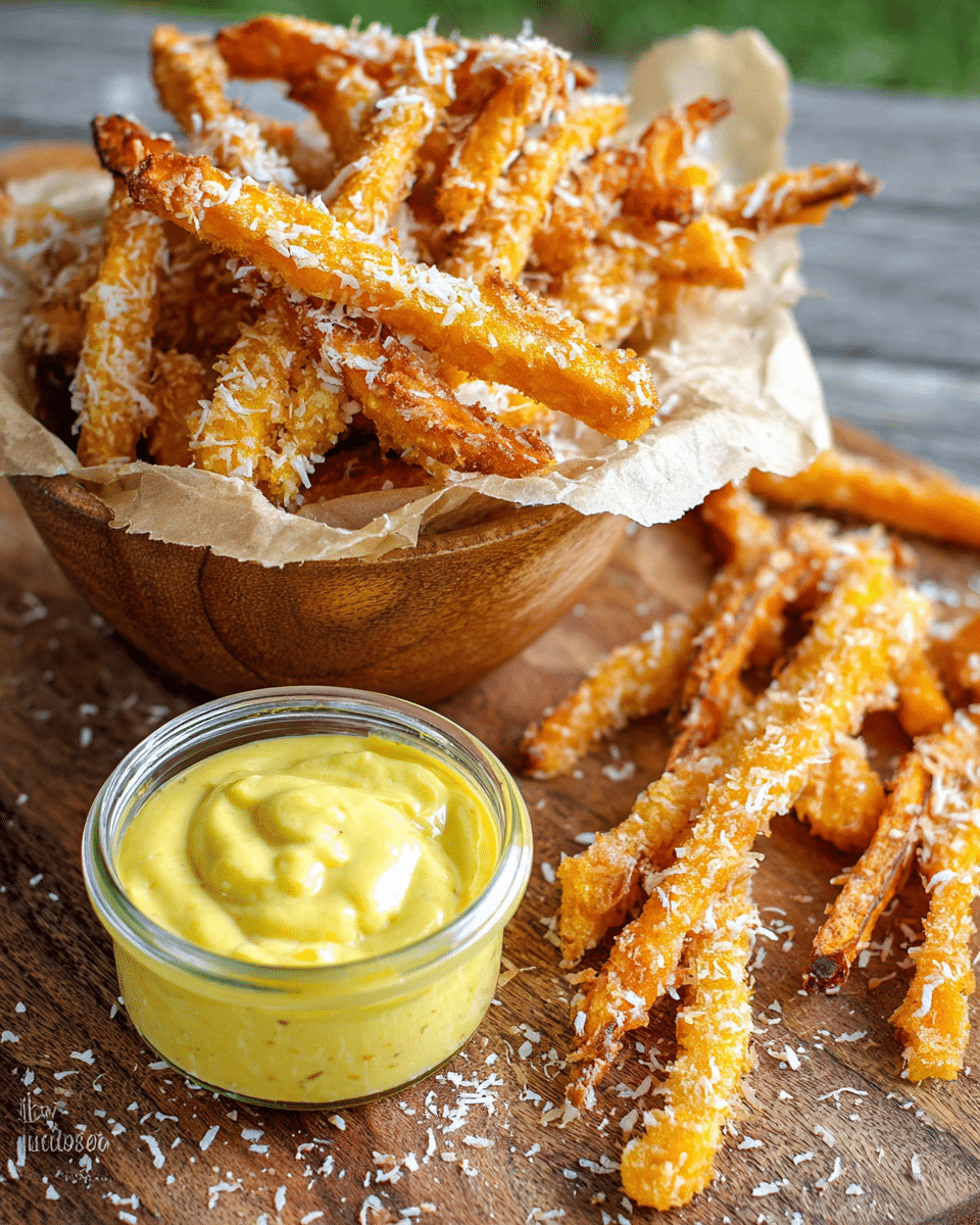 Coconut Tempura Sweet Potato Fries