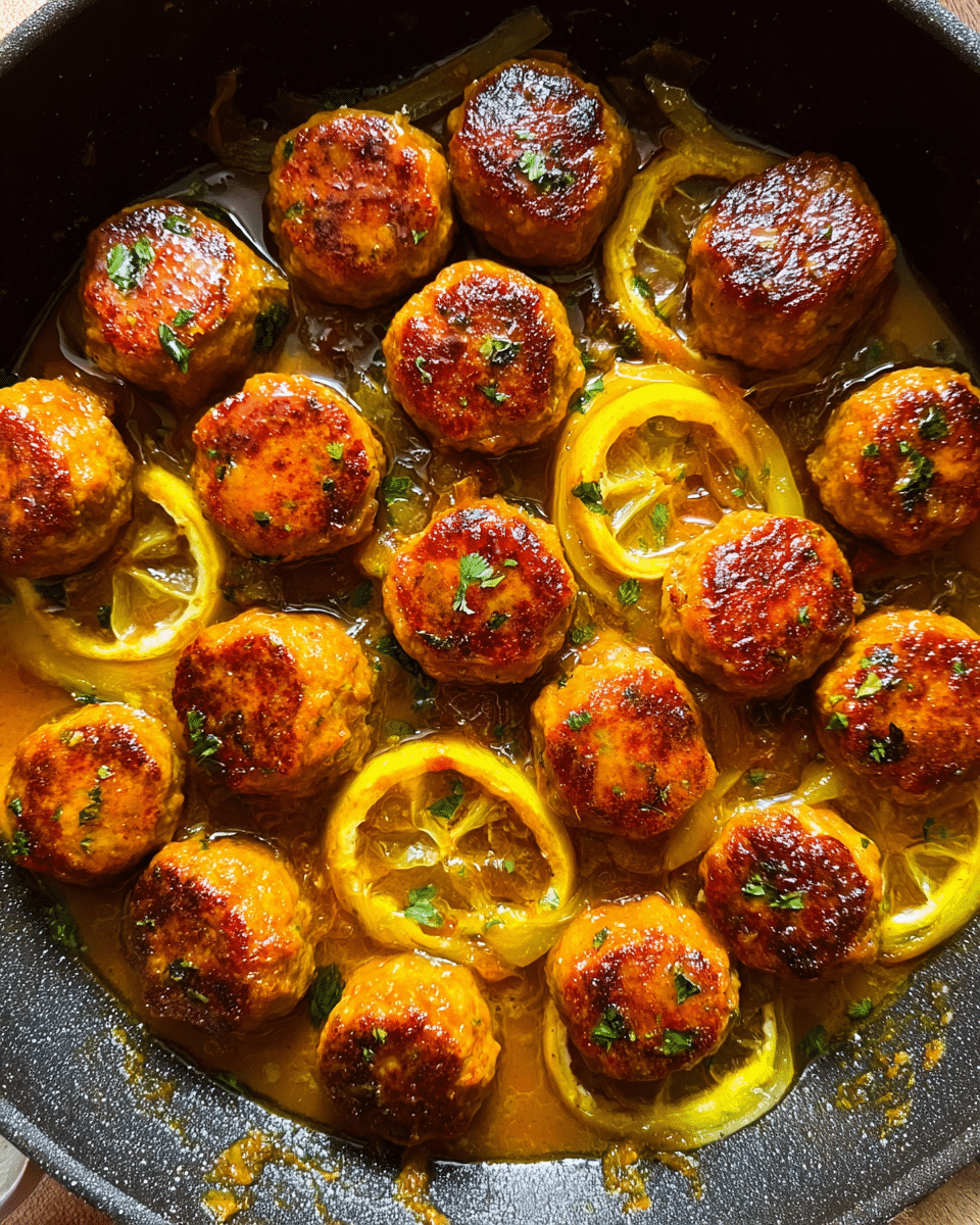 Honey Lemon Meatballs