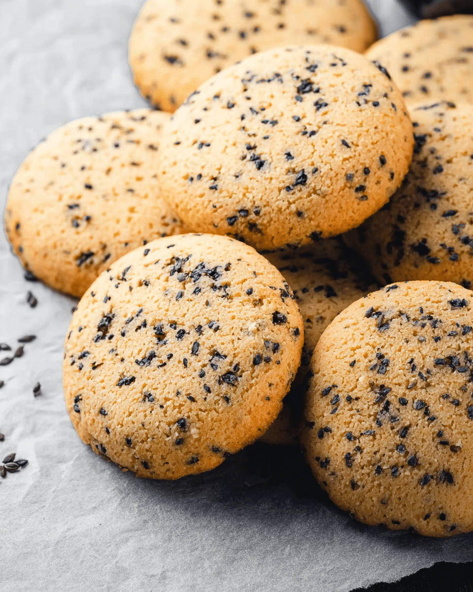 Miso & Black Sesame Seeds Cookies