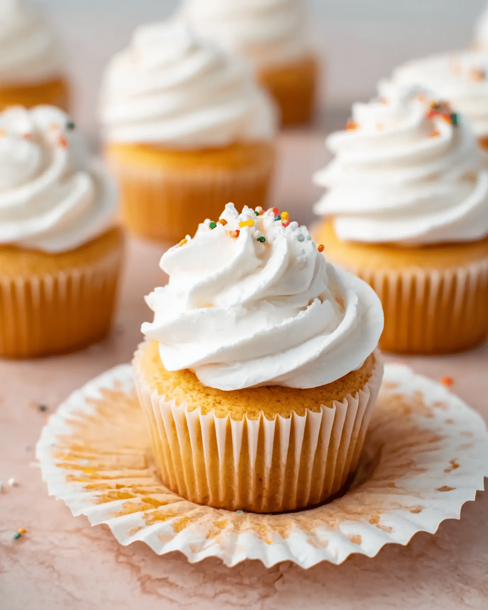 Simple Vanilla Cupcakes