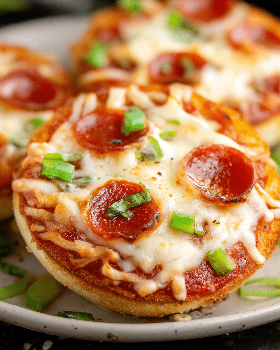 Air Fryer English Muffin Pizza