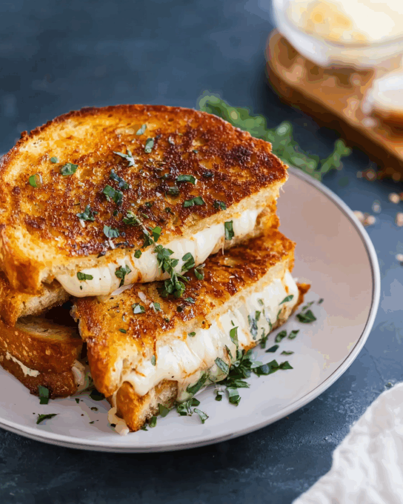 Provolone Grilled Cheese Sandwich
