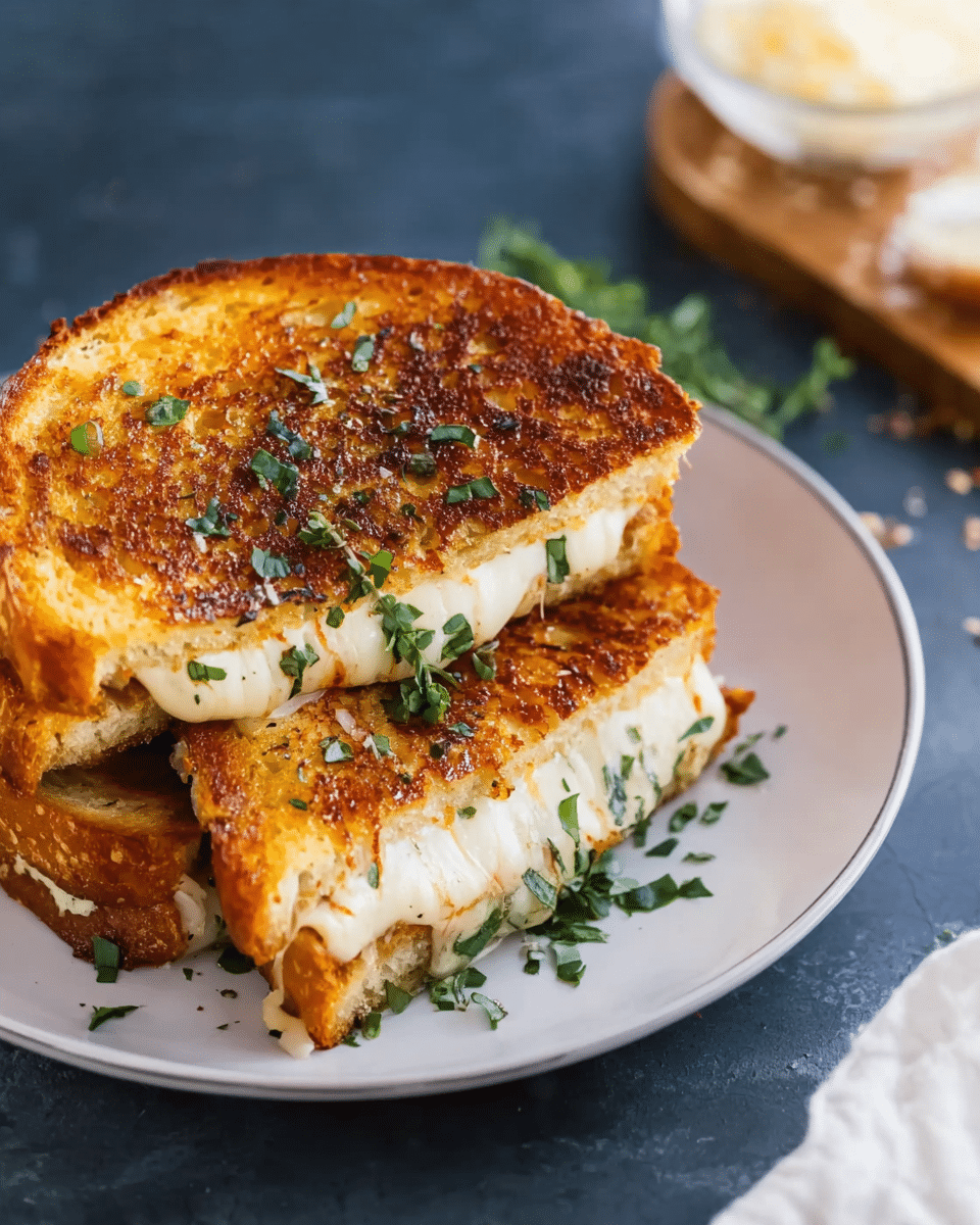 Provolone Grilled Cheese Sandwich
