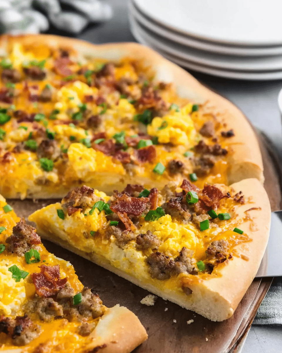 School Breakfast Pizza