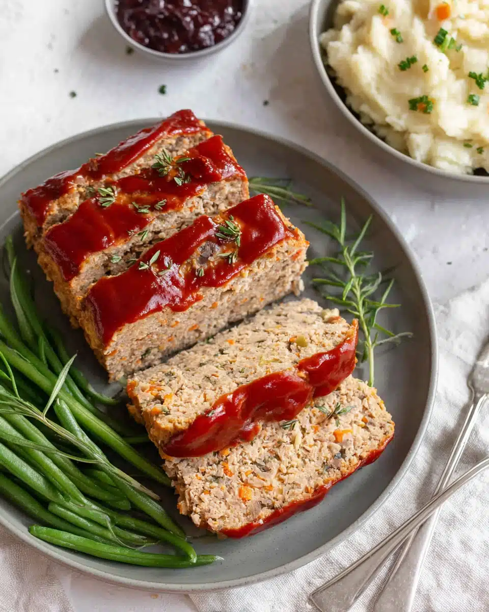 Healthy Chicken Meatloaf with Hidden Veggies