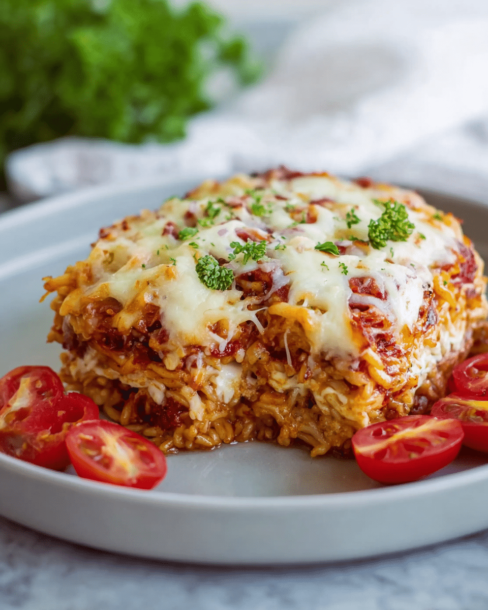 TikTok Ramen Lasagna Recipe
